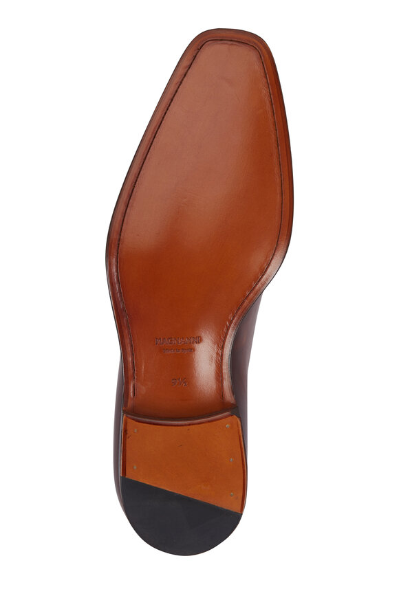 Magnanni Leyton Cap-Toe Oxford Dress Shoes Mens 10.5 Brown Cognac Leather Brogue Magnanni - Leyton Cognac Leather Cap-Toe Oxford | Mitchell  main image 3