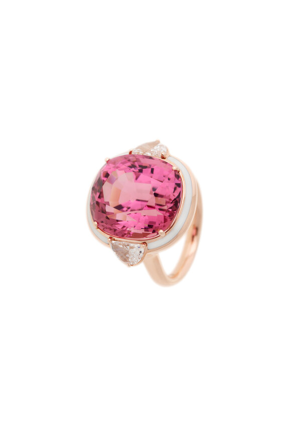 Selim Mouzannar - Gemma Pink Tourmaline & Diamond Cocktail Ring