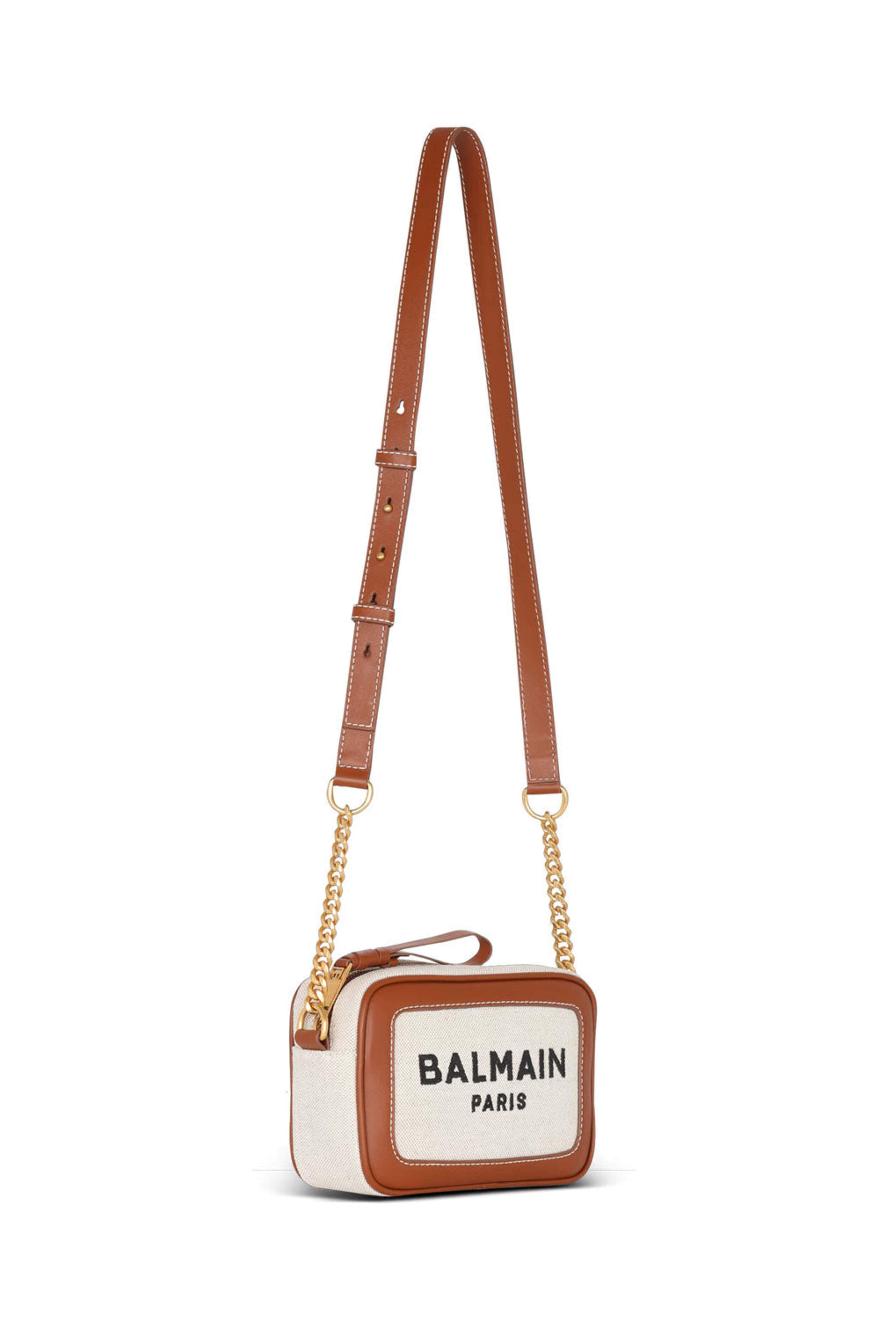 ショルダーバッグ・ポシェット Balmain Borsa B-Army In Canvas Balmain - B-Army Canvas and Leather Camera Bag | Mitchell Stores