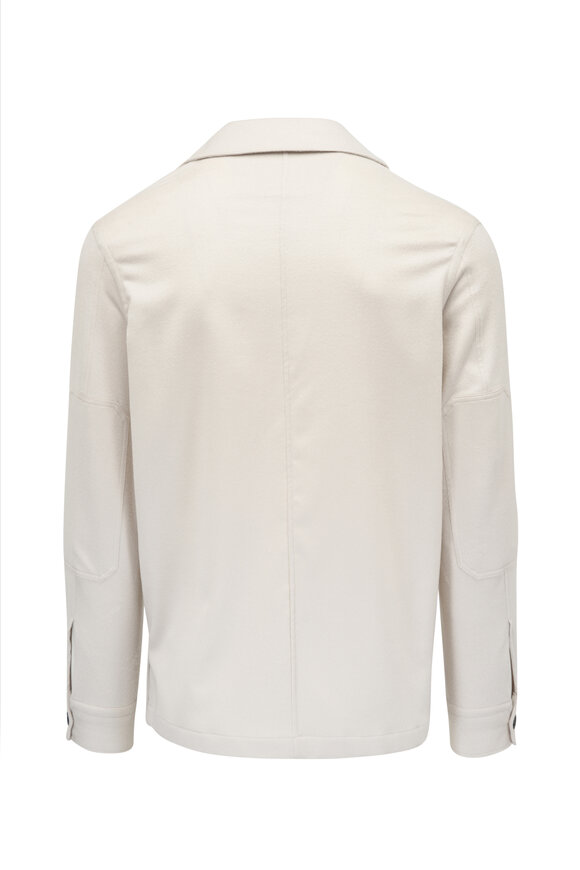 Zegna - Oasi White Cashmere Overshirt