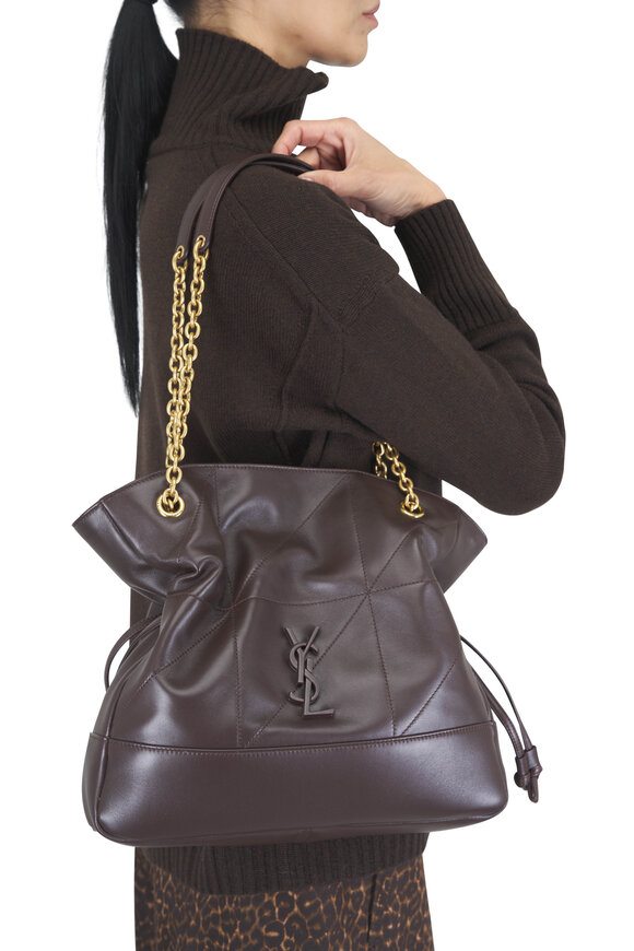 Bottega Veneta Nodo Black Intrecciato Leather Shoulder Bag - view 3
