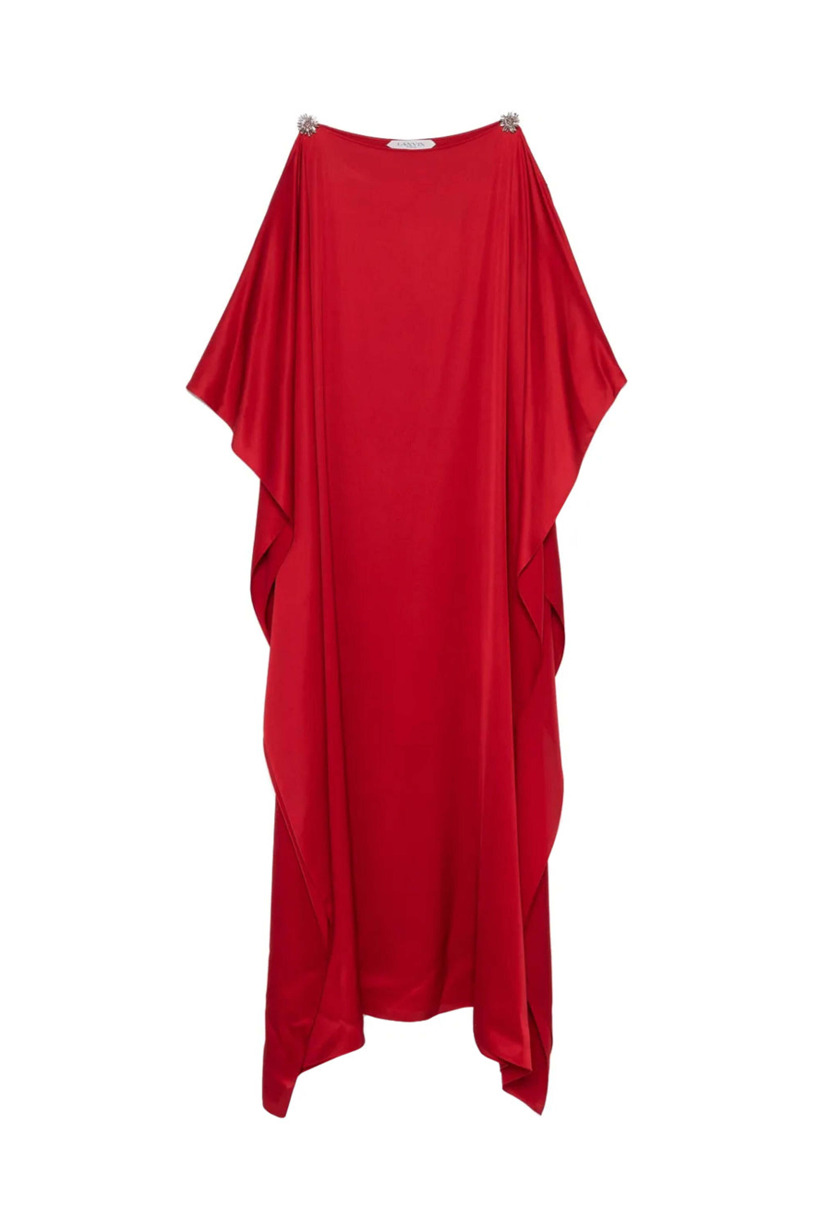 Lanvin - Carmine Red Aria Bijou Caftan Dress