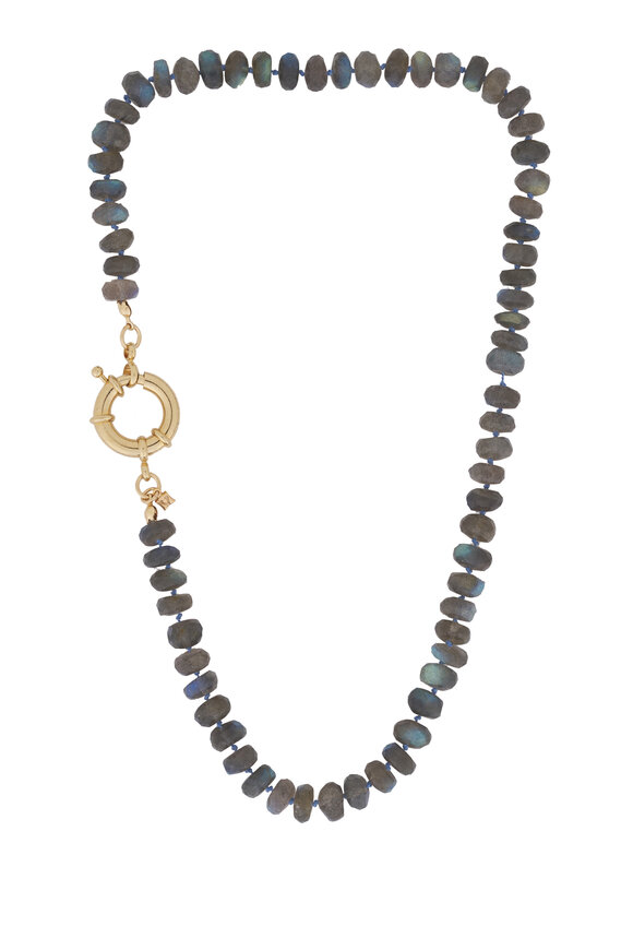 Cristina V. Labradorite Rondelle Necklace