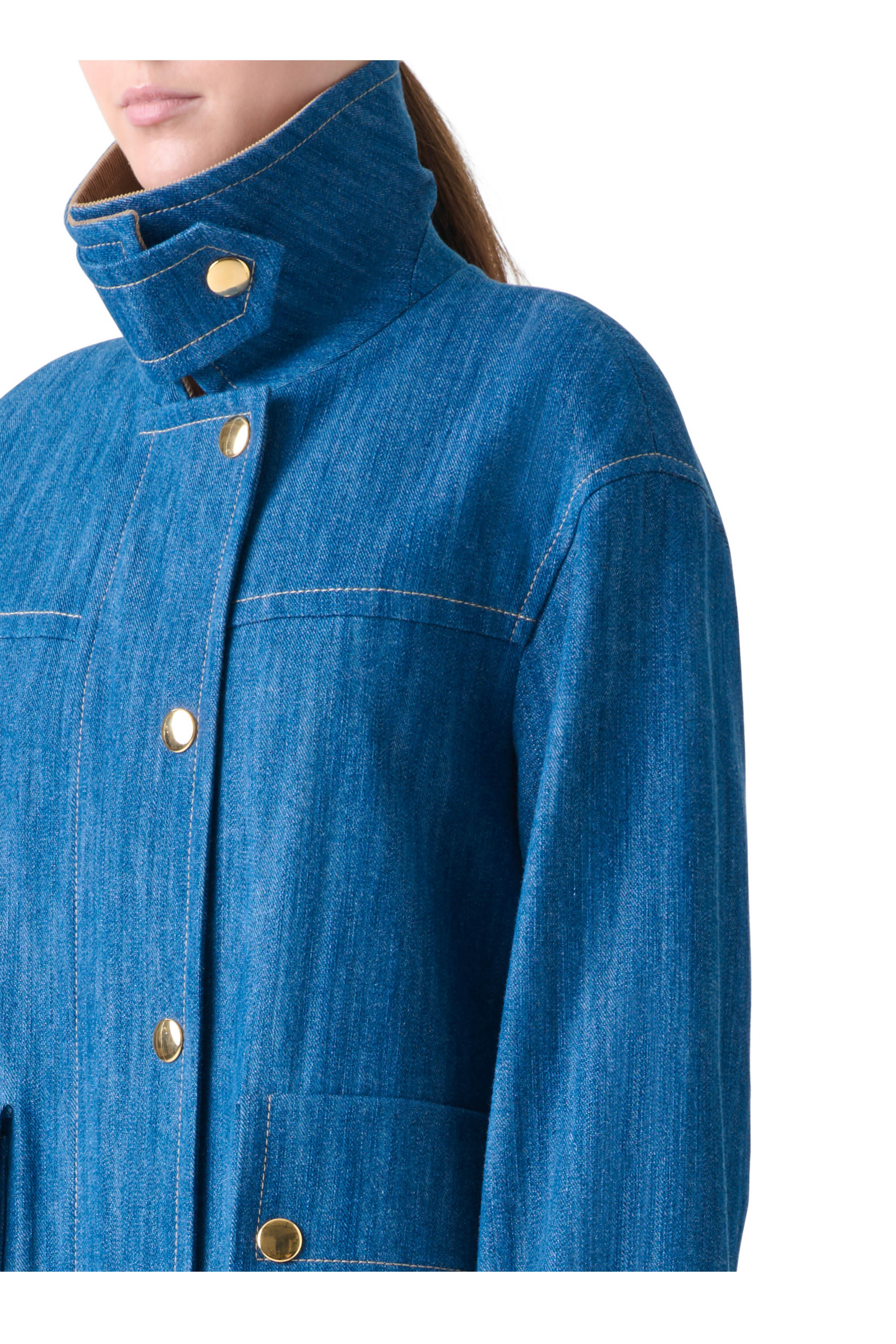 Akris Punto - Denim Cotton Parka