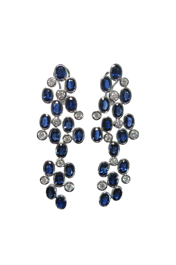 Alexander Laut Sapphire Bubbles of Happiness Earrings