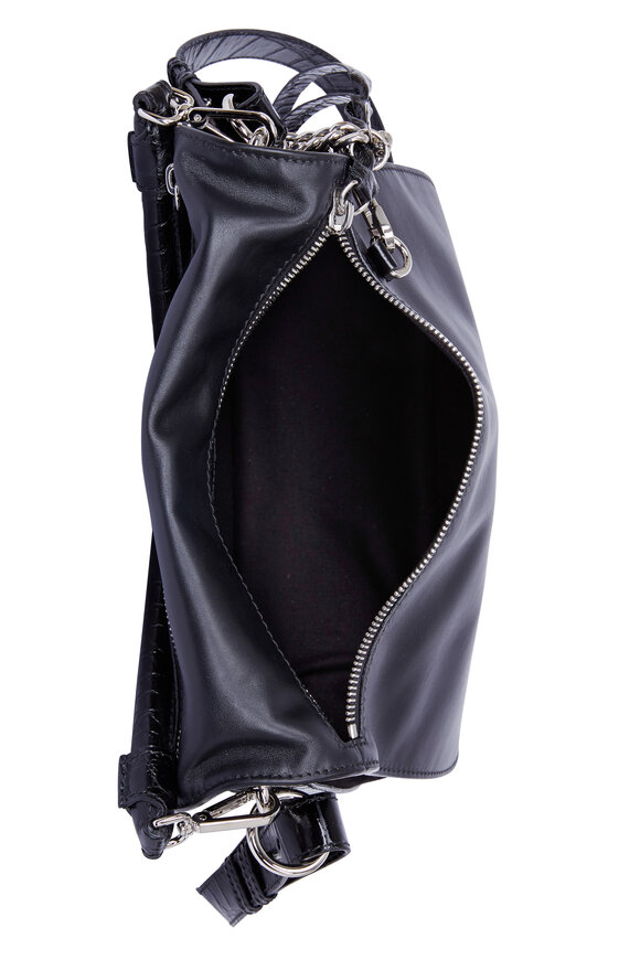 McQueen - Black Skull Chain Shoulder Bag