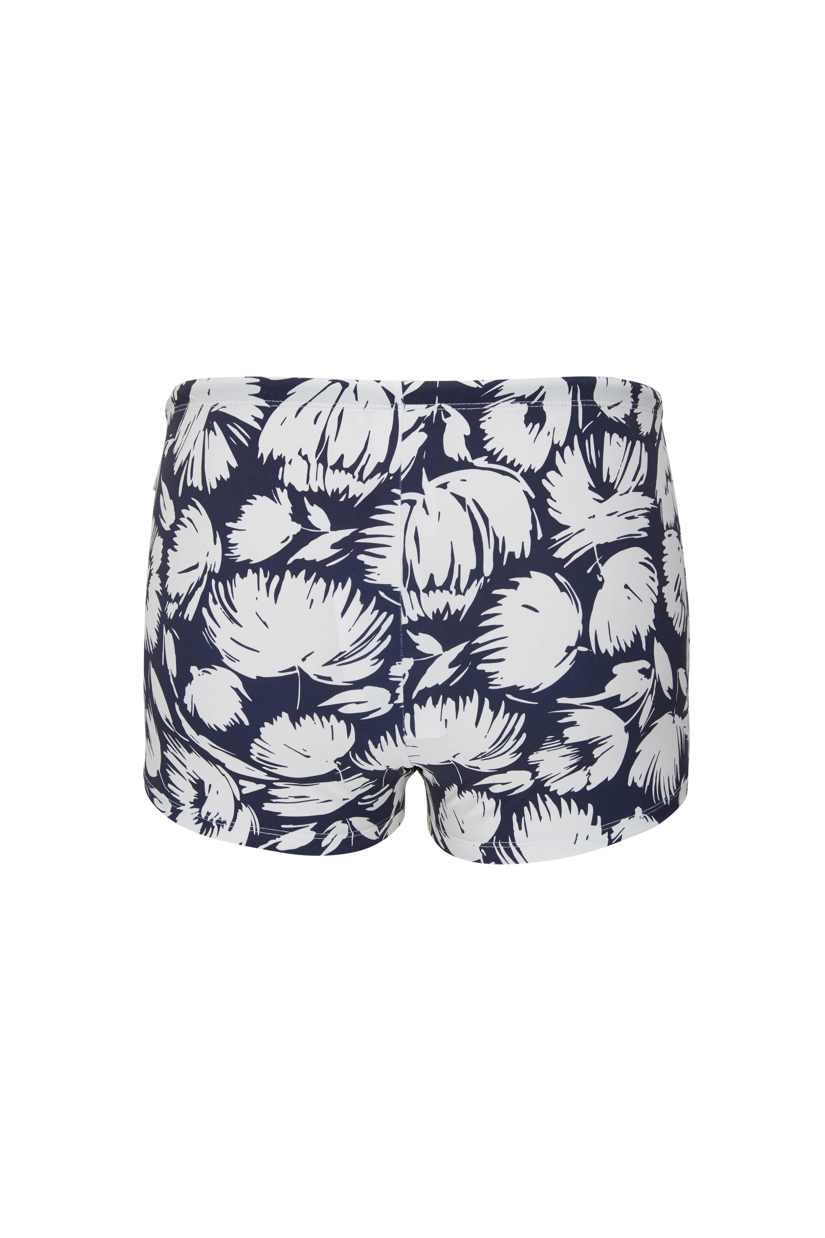 Orlebar Brown - Basset Botany Navy & White Sand Swim Trunks