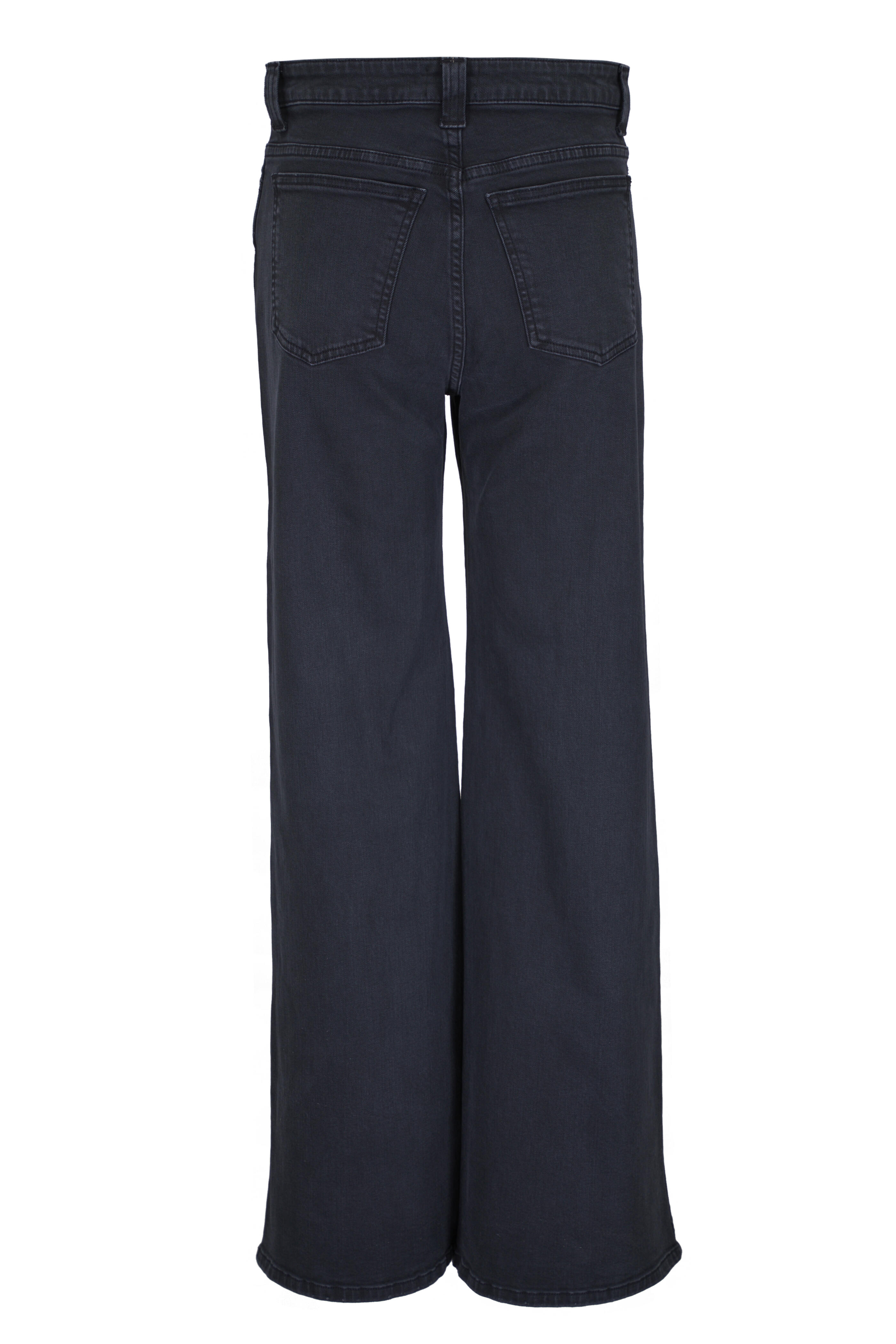 Khaite - Dane Black Denim High-Rise Wide Leg Pant Khaite - Dane Black Denim High-Rise Wide Leg Pant