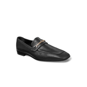 CHRISTIAN LOUBOUTIN Mjロゴプラークローファー MJ Moc leather loafers in black - Christian Louboutin