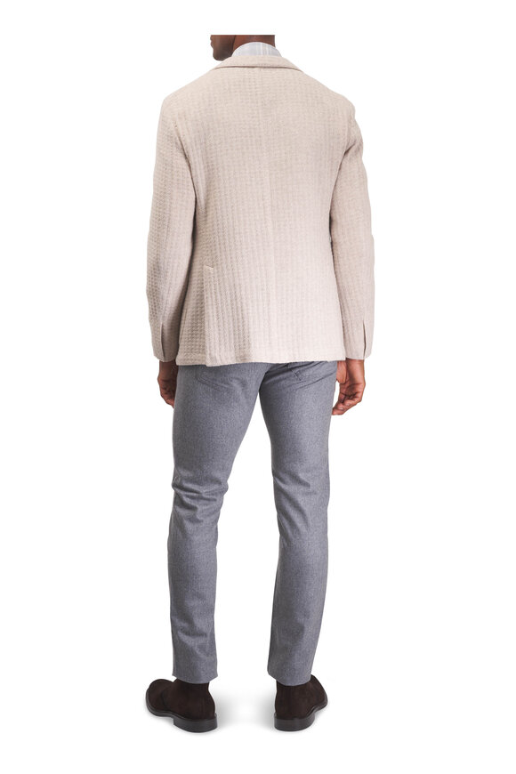 L.B.M. 1911 Oat Textured Tonal Wool Sportcoat - view 5