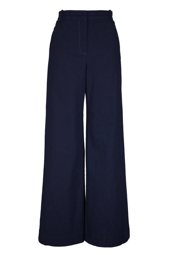 THE ROW　MILLAパンツ The Row Milla Pant in Camel & Black | FWRD