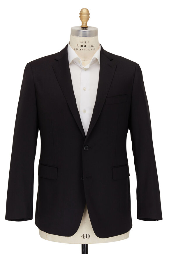 Atelier Munro - Solid Black Wool Blend Suit