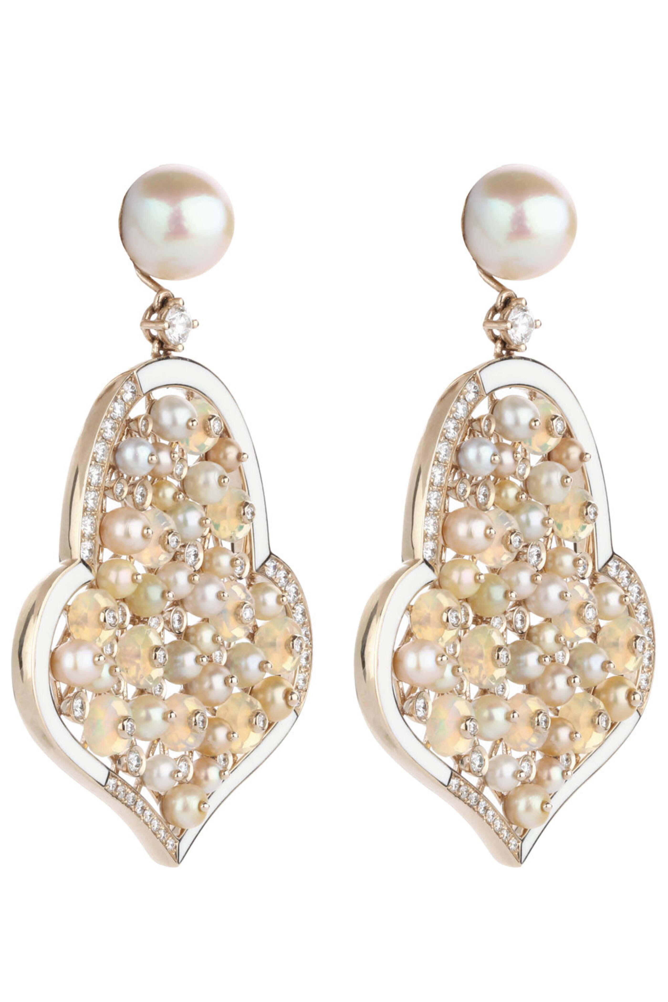 Sarah Ho London - Selene Monogram Earrings
