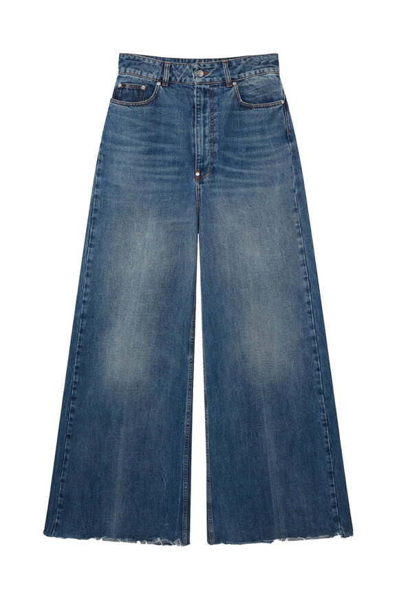 【SATIIIZ】Haynell Pintuck Linen Denim Pants SATIIIZ】Haynell Pintuck Linen Denim Pants (SATiiiZ/デニム