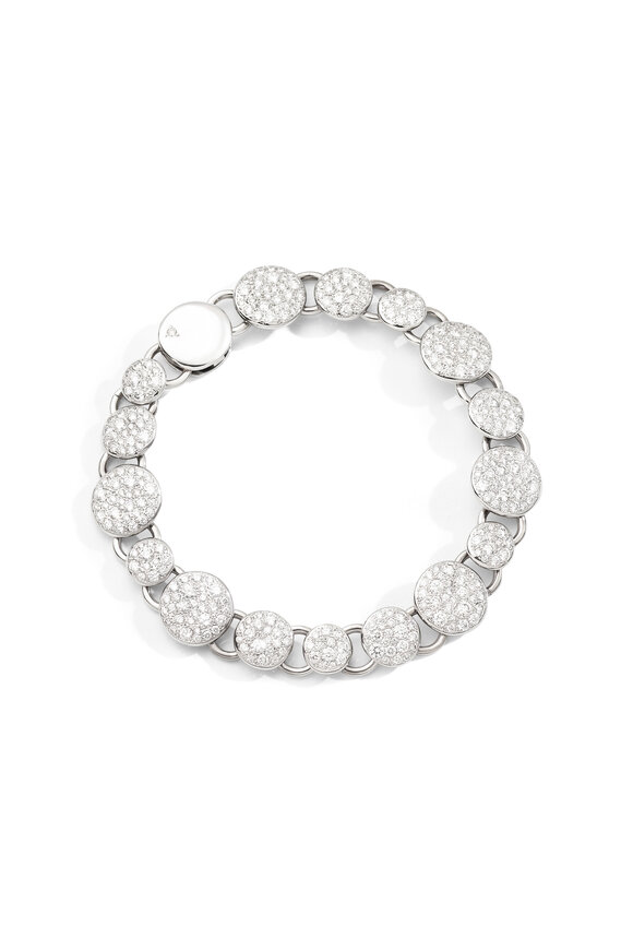 Pomellato 18k Rhodium-Plated White Gold Diamond Bracelet - view 1