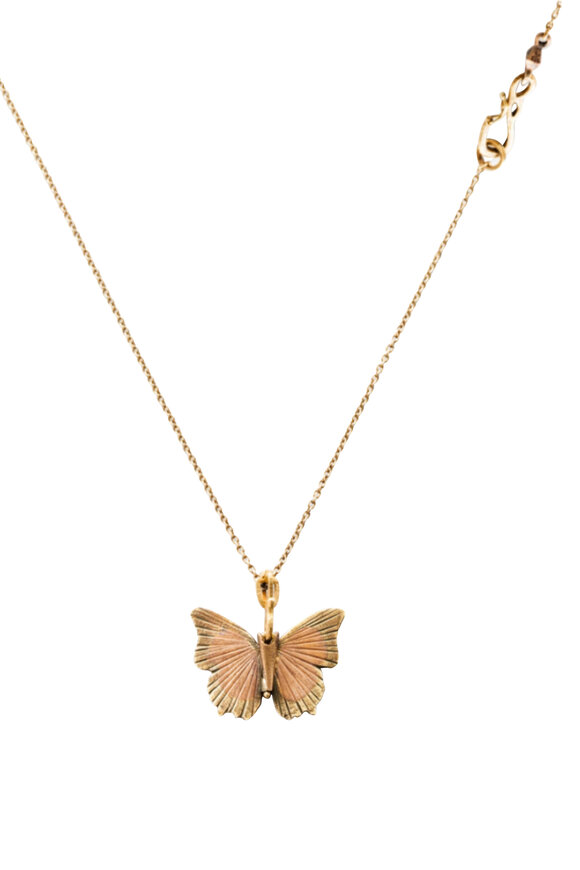 James Banks Yellow Gold Tawny Raja Necklace