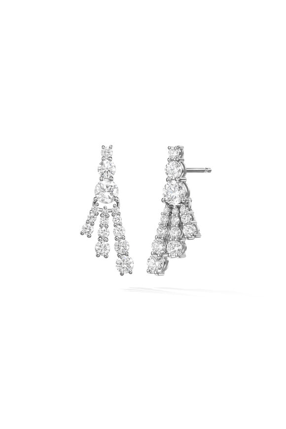 Melissa Kaye 18k White Gold Mini Sydney Earring
