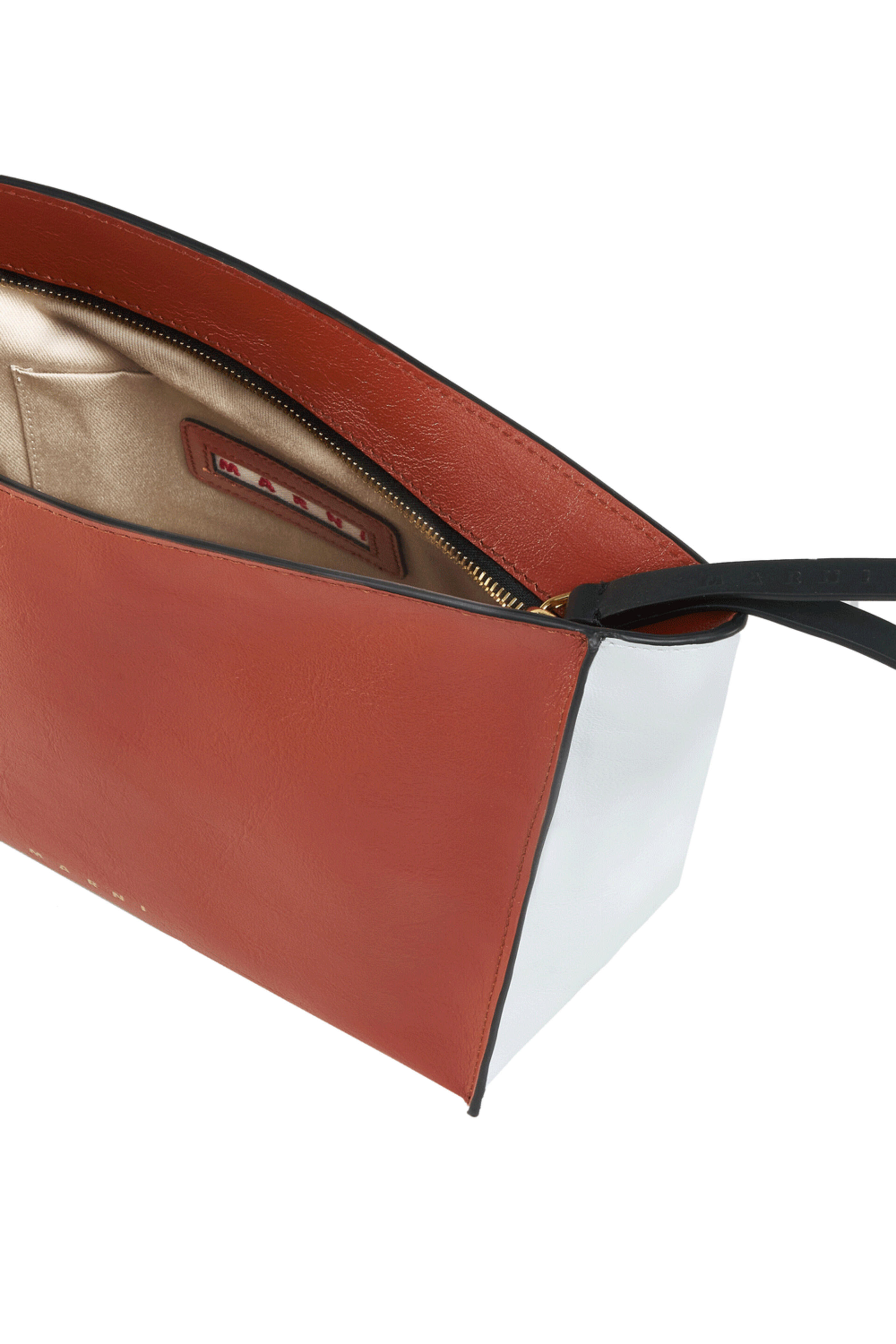 Marni - Museo Soft Clutch in Tan