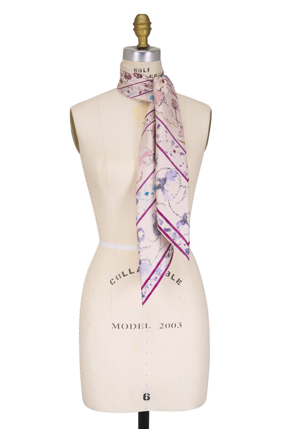 Loro Piana Giardino Delle Eccellenze Silk Twill Scarf - view 1