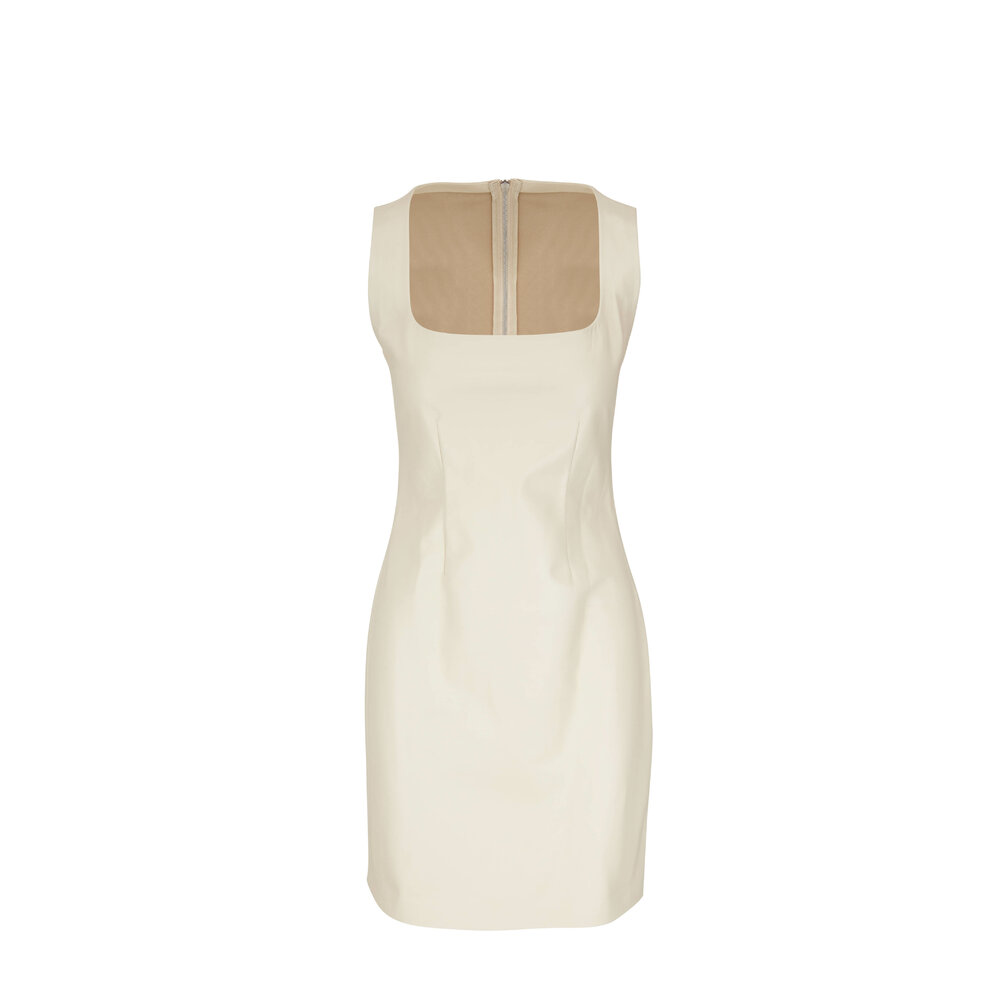 ワンピース BOTTEGA VENETA Ivory Crochet Dress Bottega Veneta Chevron Crochet Mini Dress | Neiman Marcus