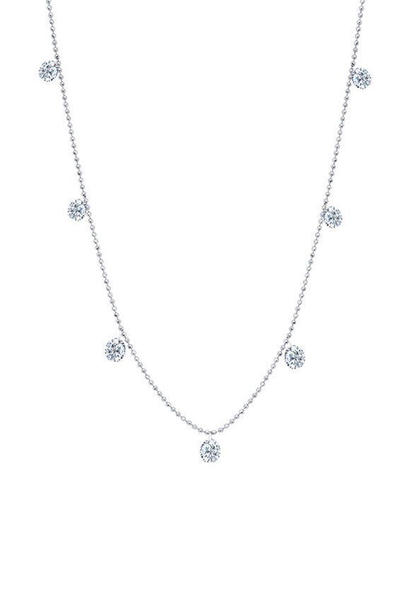 Graziela Gems Small Floating Diamond Necklace