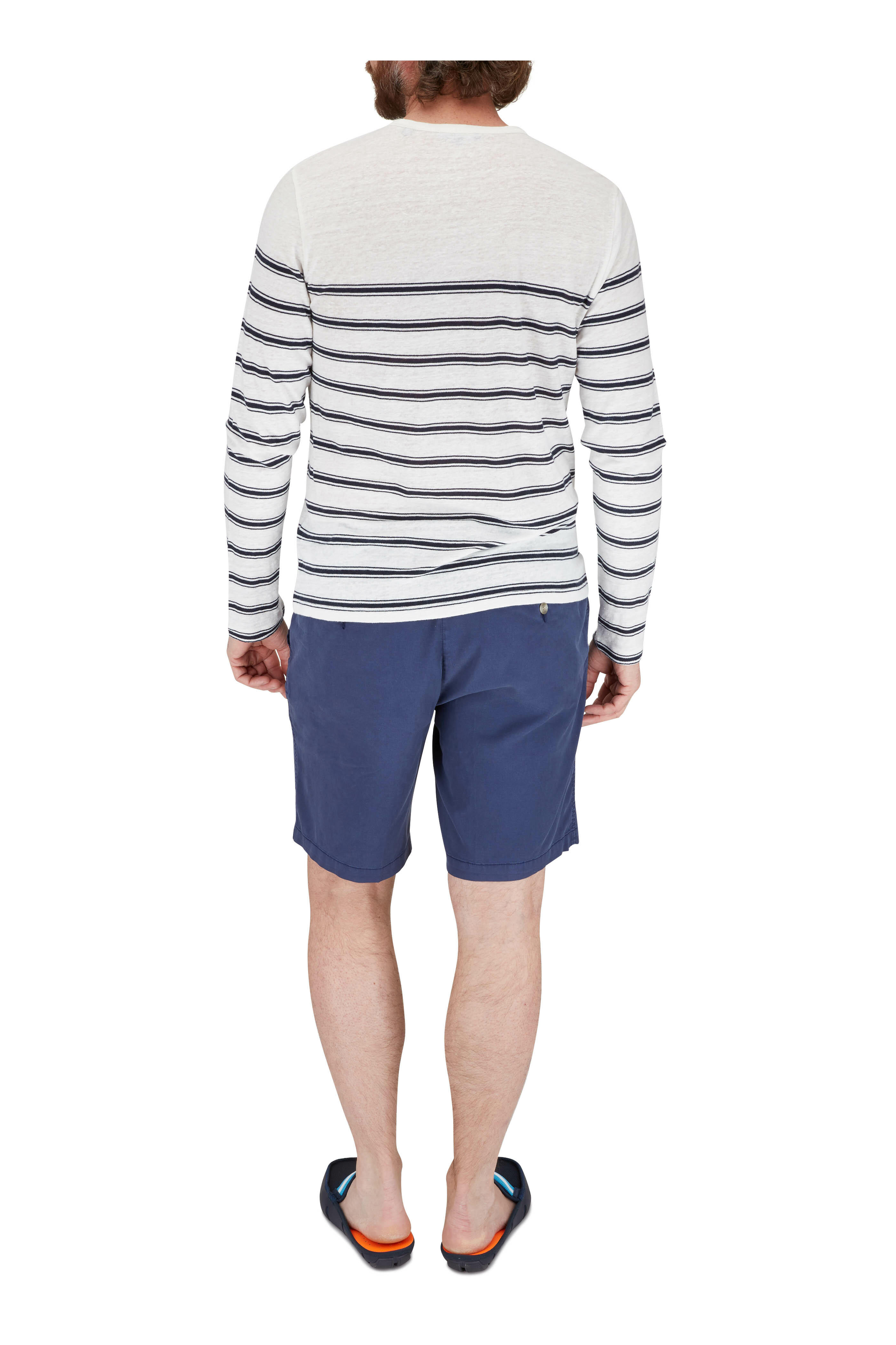 Swims - Navy Slide Loafer