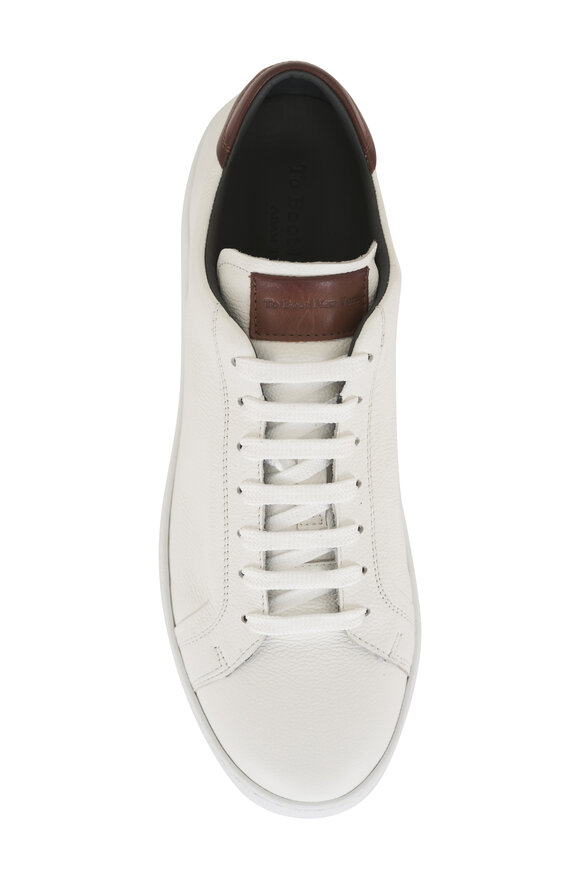 To Boot New York Monterey White Leather Sneaker - view 4