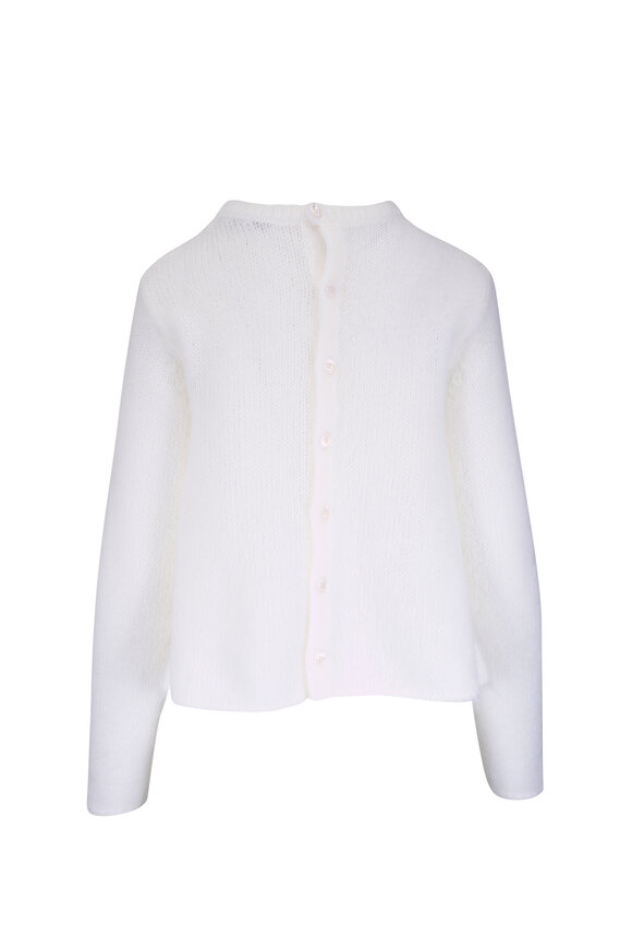 Loewe White Dual Button Cardigan - view 3