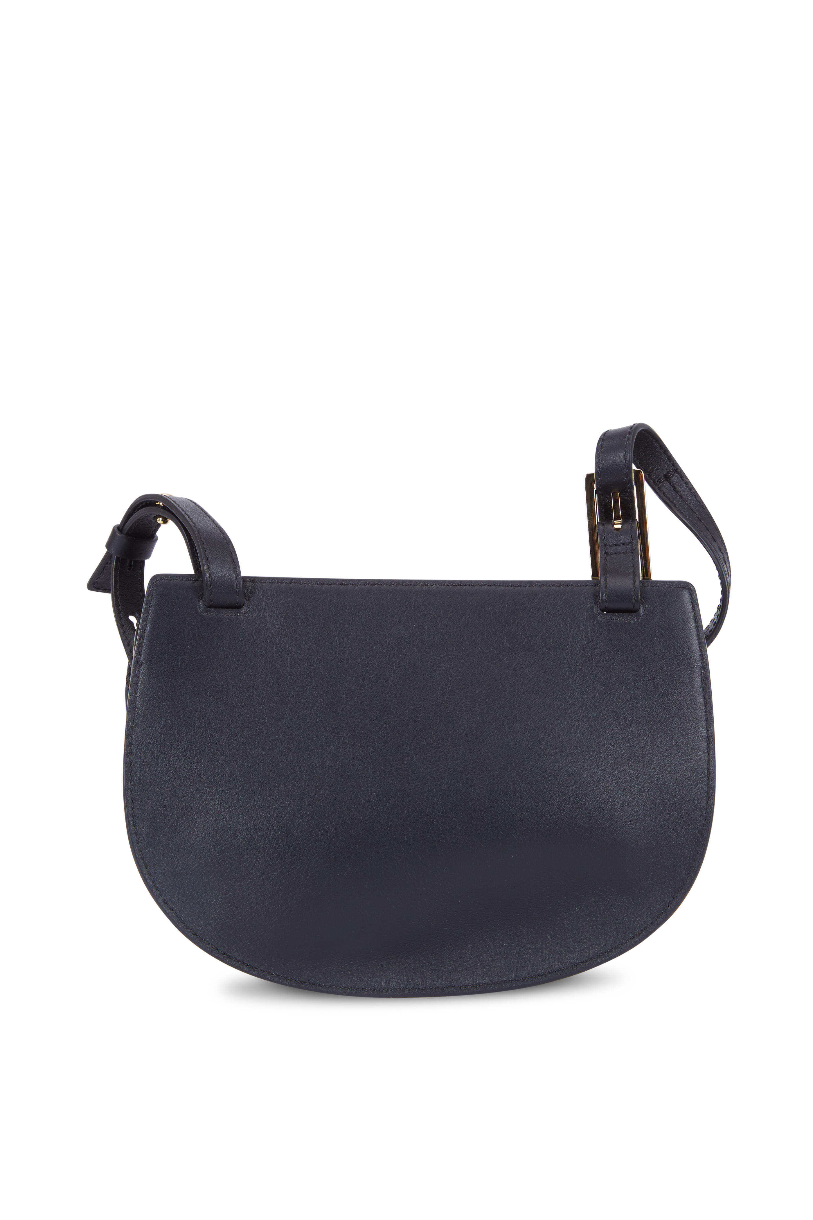 Chloé - Georgia Black Leather Small Crossbody