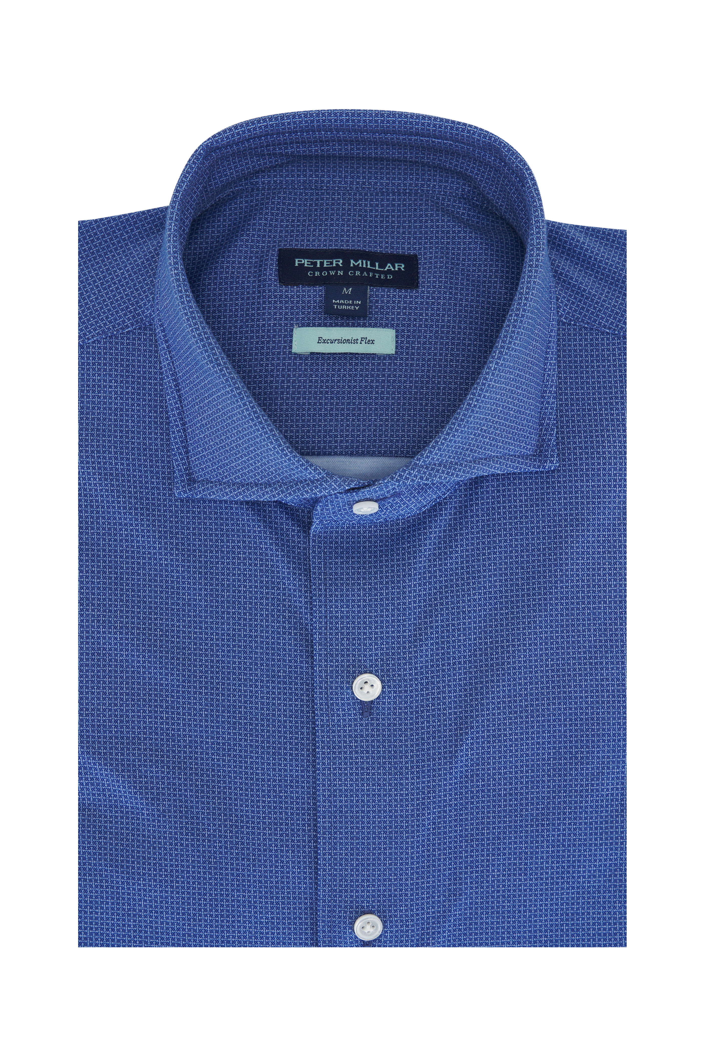 Peter Millar - Lake District Excursionist Flex Navy Sport Shirt