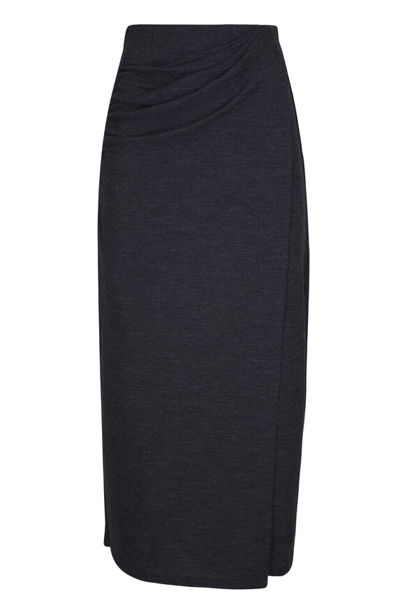 Vince - Navy Godet Crochet Skirt | Mitchell Stores