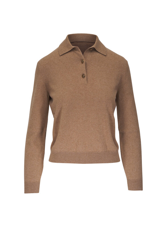 Loro Piana Classic Camel Cashmere Polo 