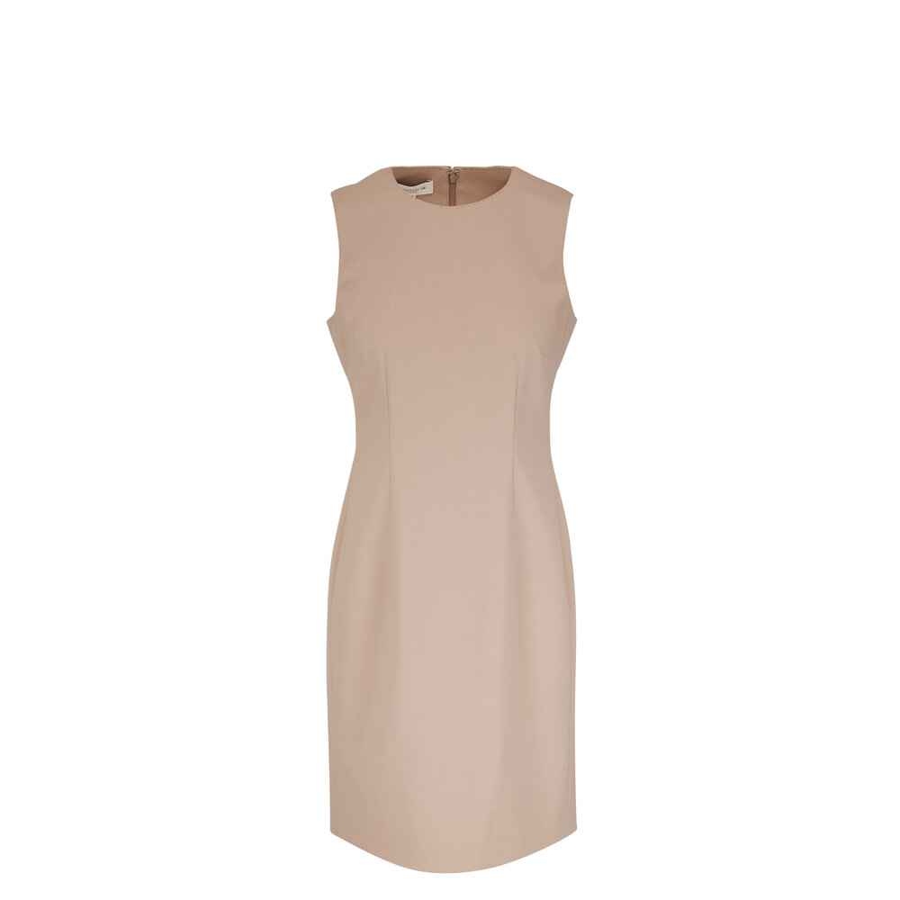 Lafayette 148 New York - Harpson Taupe Dress | Mitchell Stores