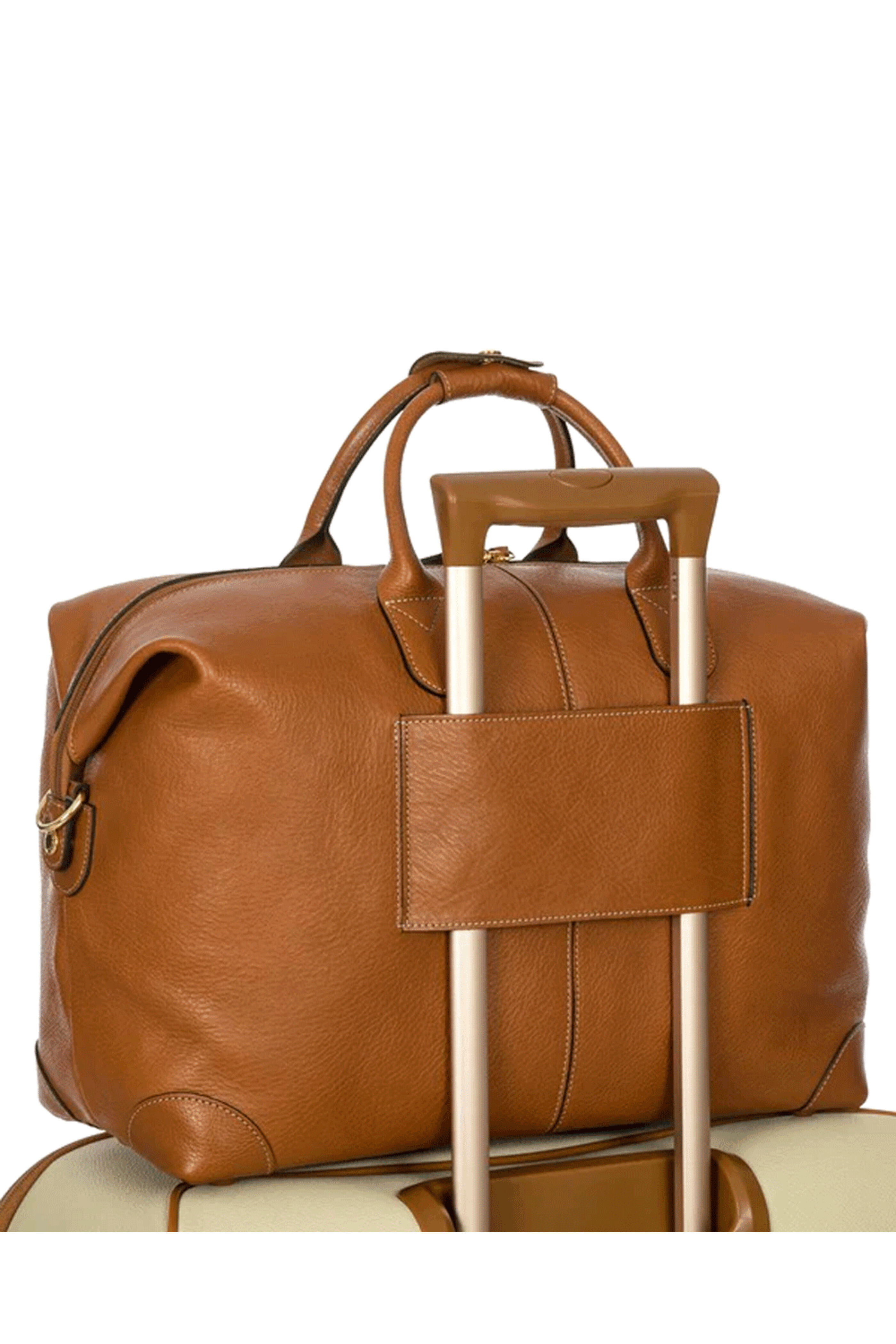 Brics - Life Pelle 18 Brown Cargo Duffle Bag