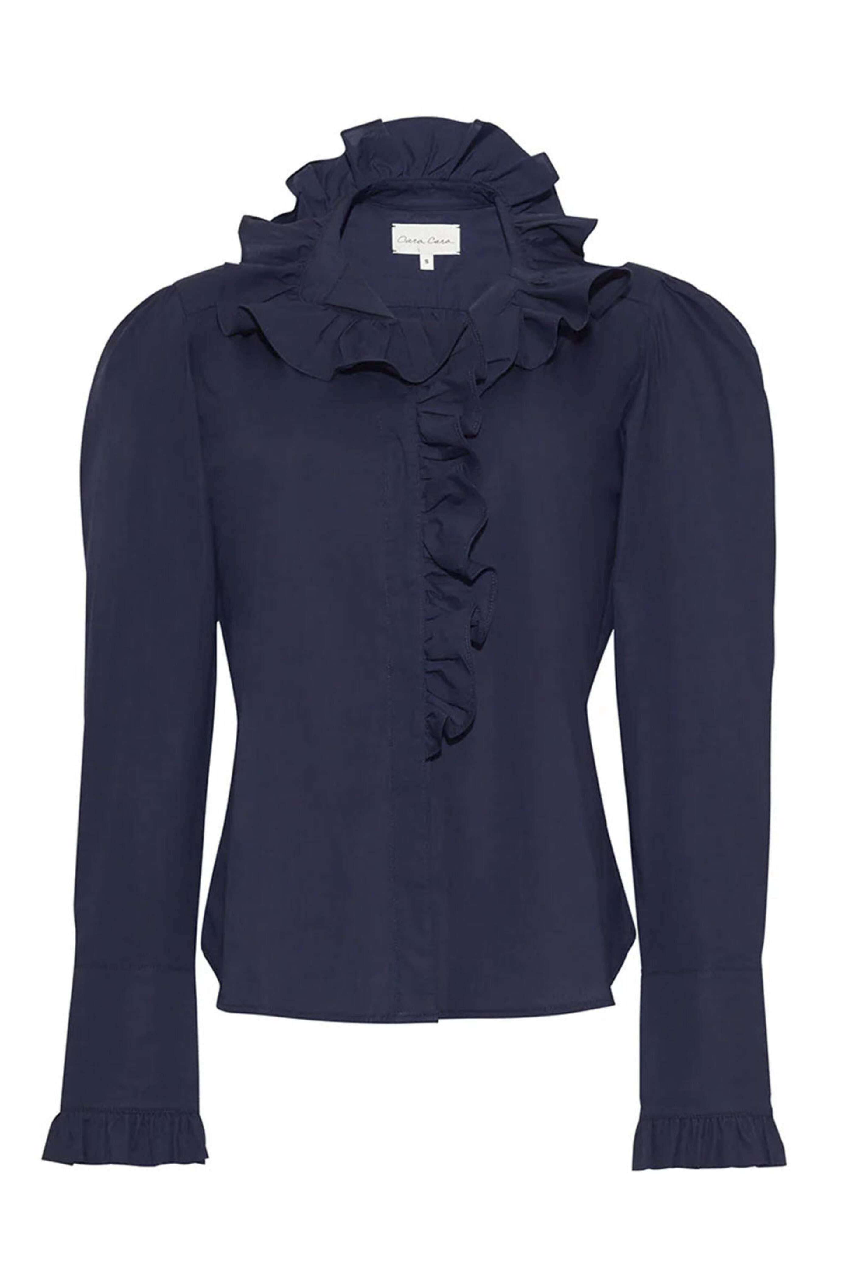 Cara Cara - Navy Anne Blouse