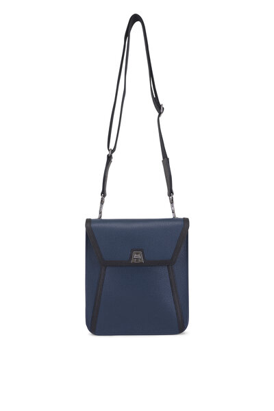 Chloé - Elsie Blue Leather Mini Crossbody Bag | Mitchell Stores