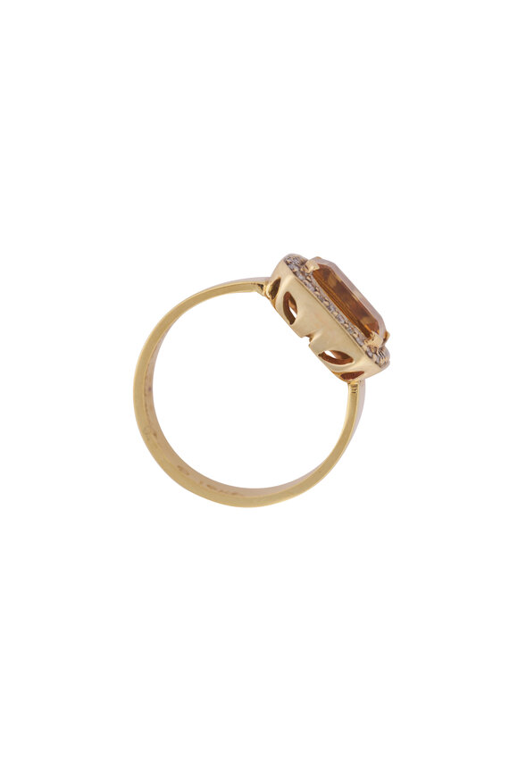 Renee Lewis Diamond & Topaz Ring - view 2