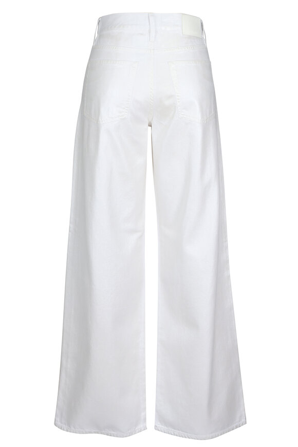 Ralph Lauren Mercer White Relaxed Wide-Leg Jean - view 2