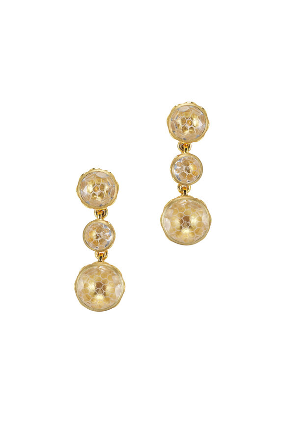 Larkspur & Hawk Bride Round 3-Drop Earrings