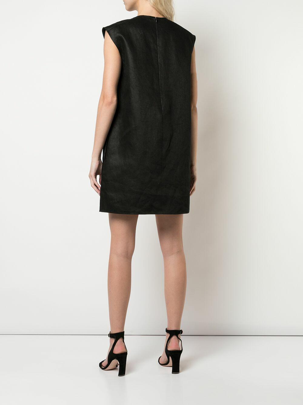 Black linen on sale shift dress uk