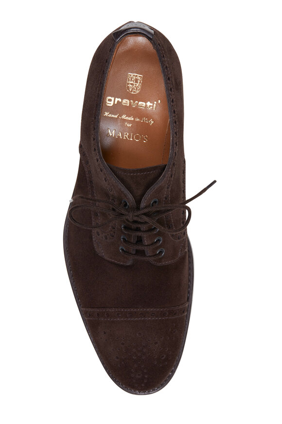 Gravati - Bitter Chocolate Suede Derby