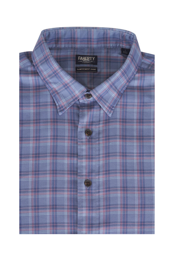 Faherty Brand Movement Riverstone Pass Plaid Sport Shirt - view 1