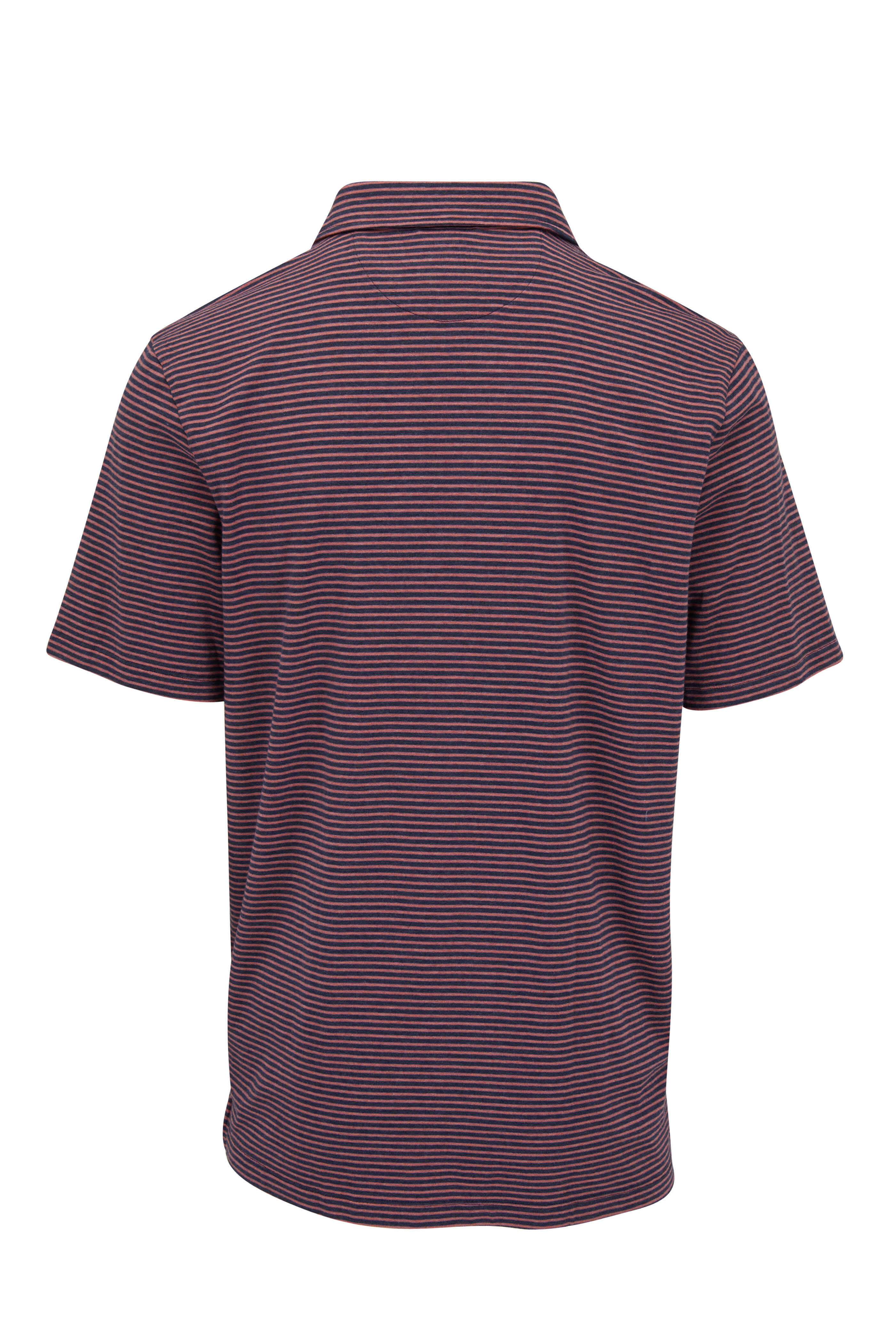 Faherty Brand - Movement™ Spring Storm Stripe Short Sleeve Polo