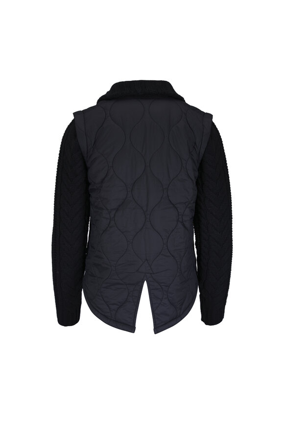 Veronica Beard Patera Black Mixed Media Jacket - view 2