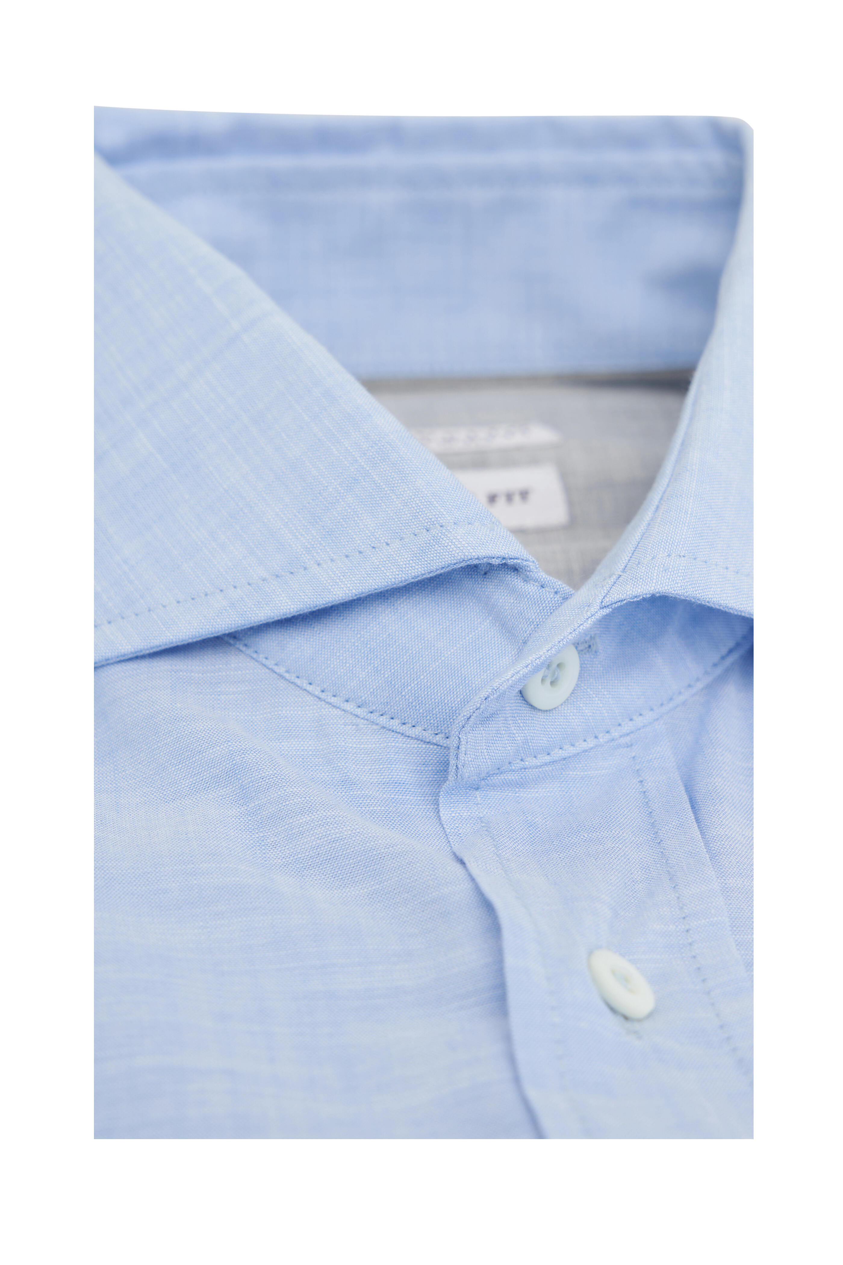 Brunello Cucinelli - Light Blue Cotton Sport Shirt