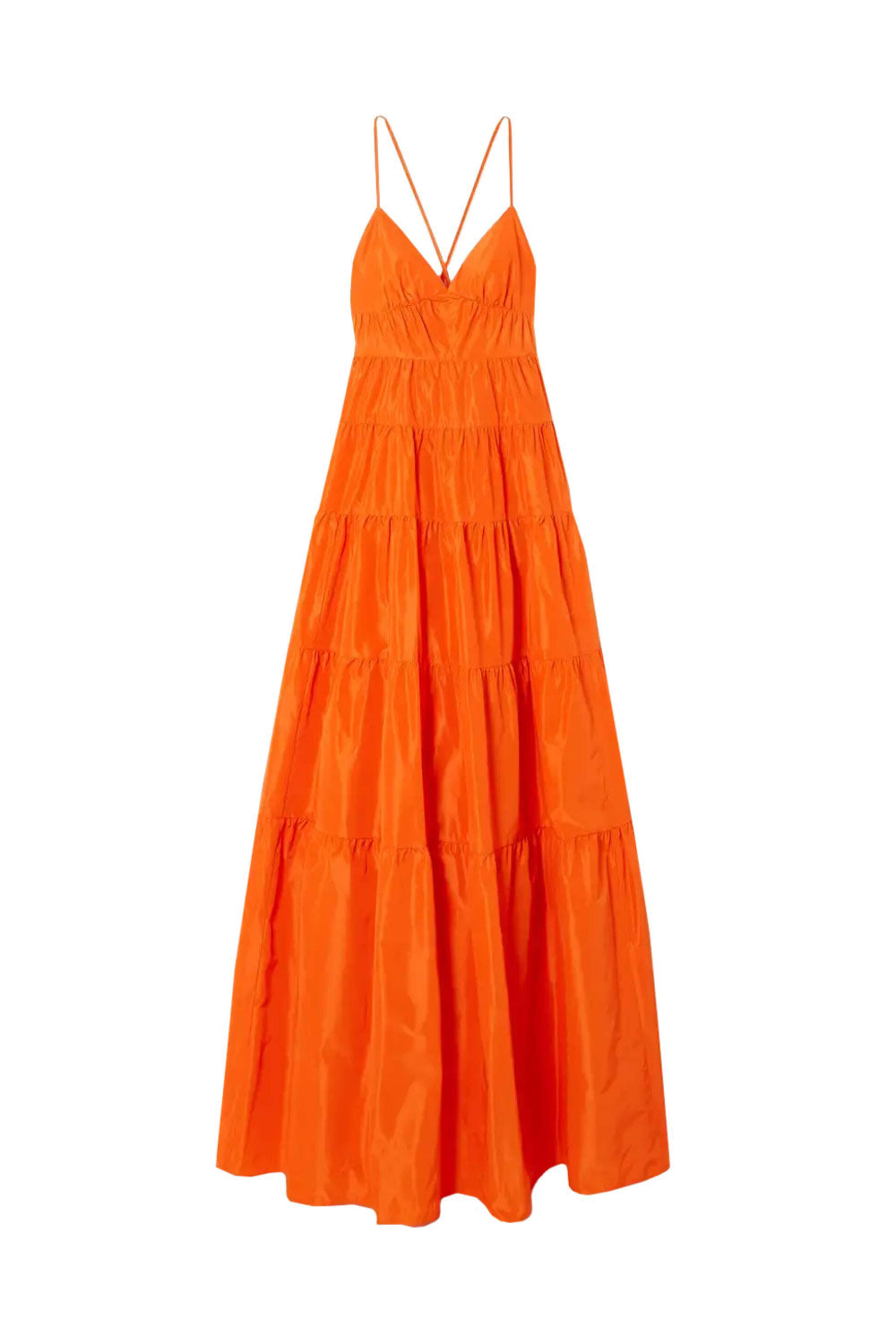 Staud - Tangerine Ripley Maxi Dress | Mitchell Stores