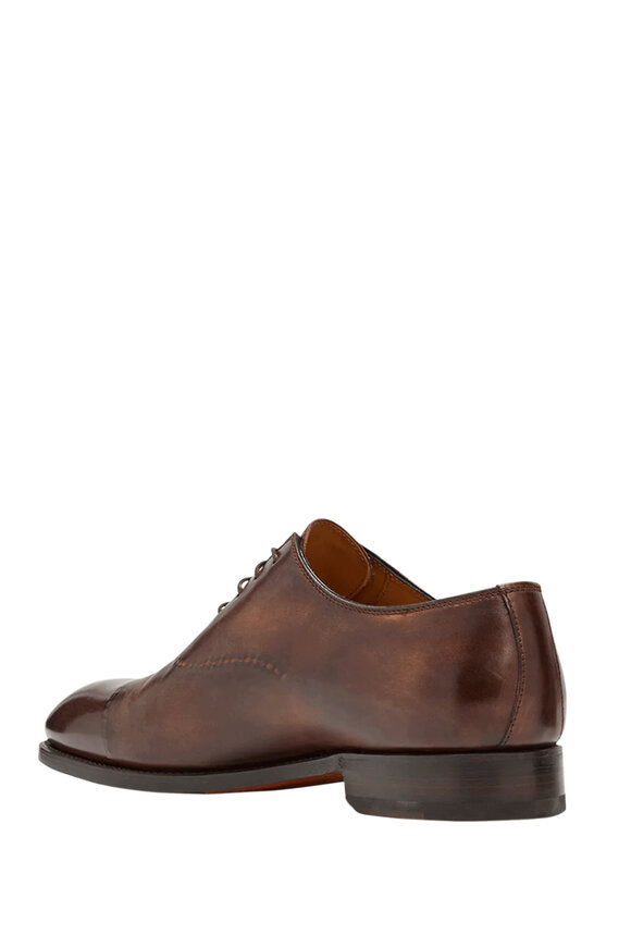 Bontoni Vittorio Mattone Leather Reverse Stitch Oxford - view 3