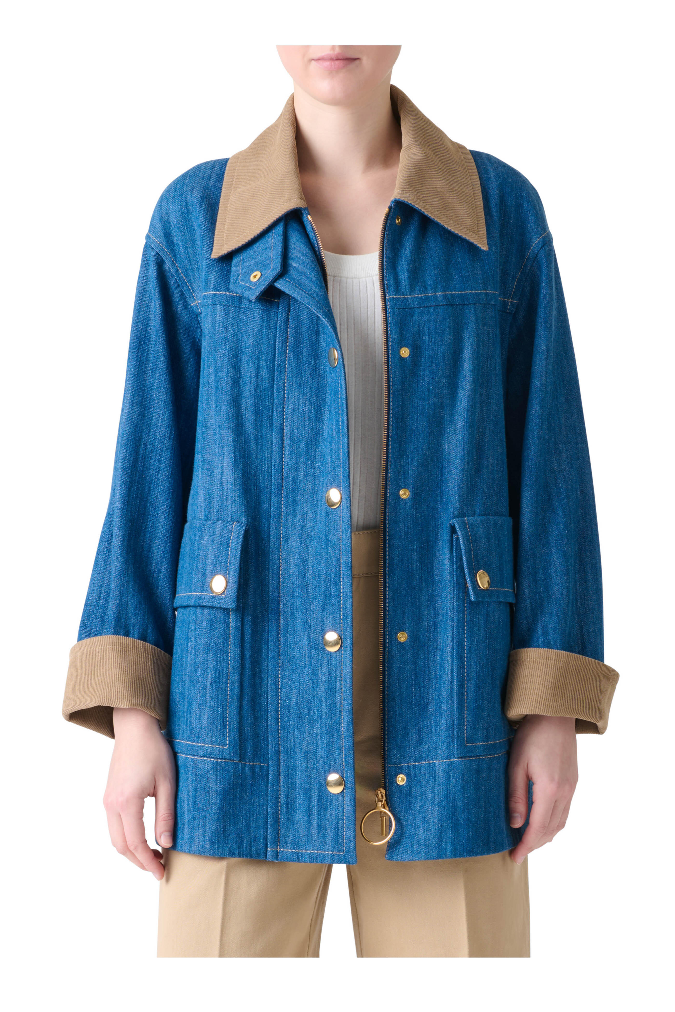 Akris Punto - Denim Cotton Parka