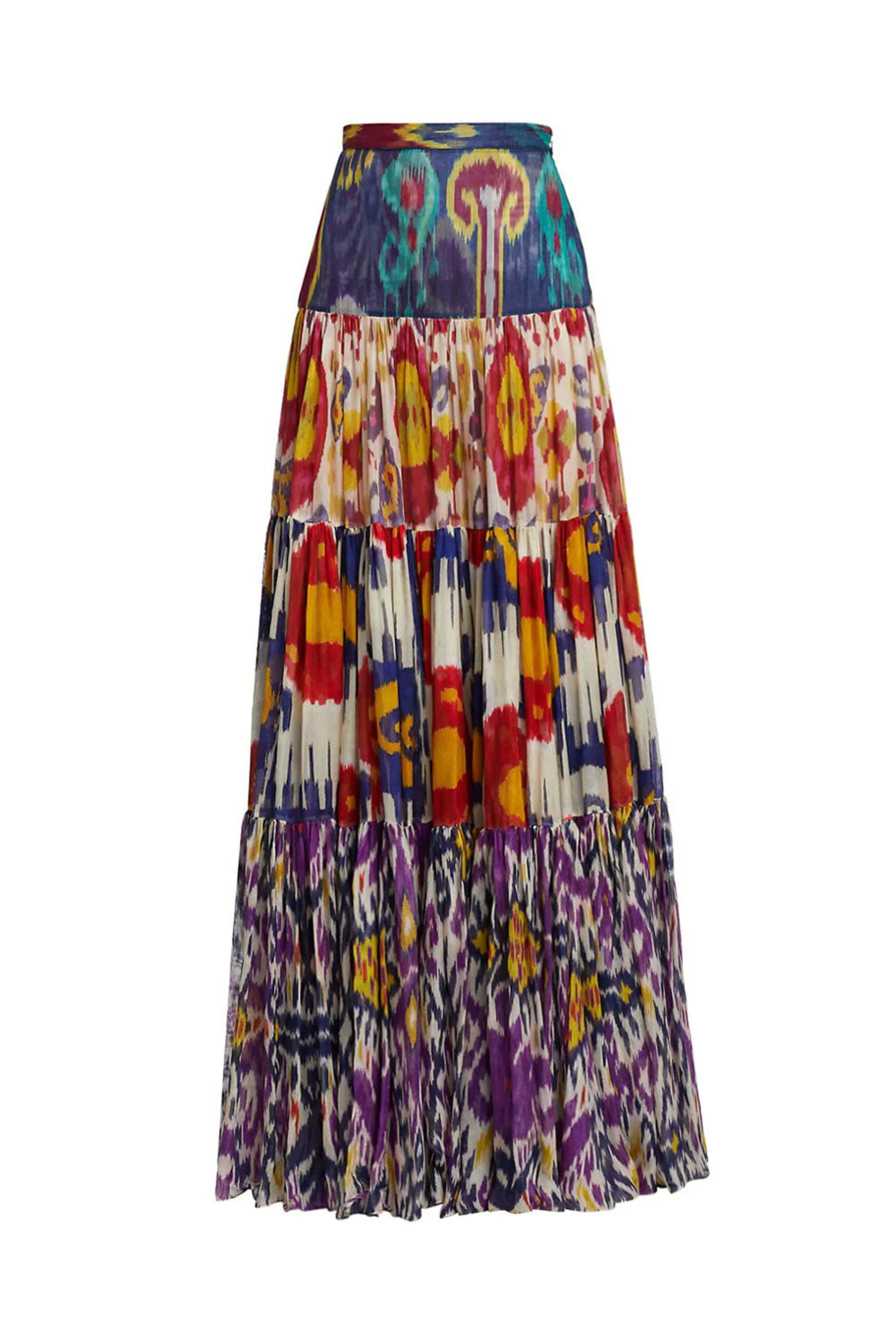 Ralph Lauren - Multicolor Ikat Sutton Skirt