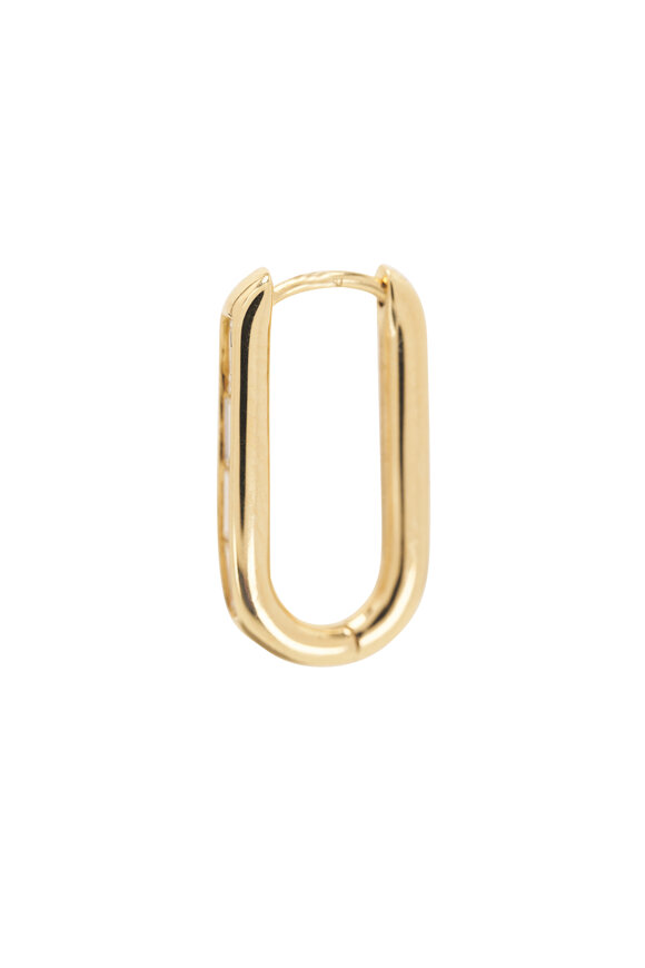 Foundrae - Baguette Diamond Ear Fob 